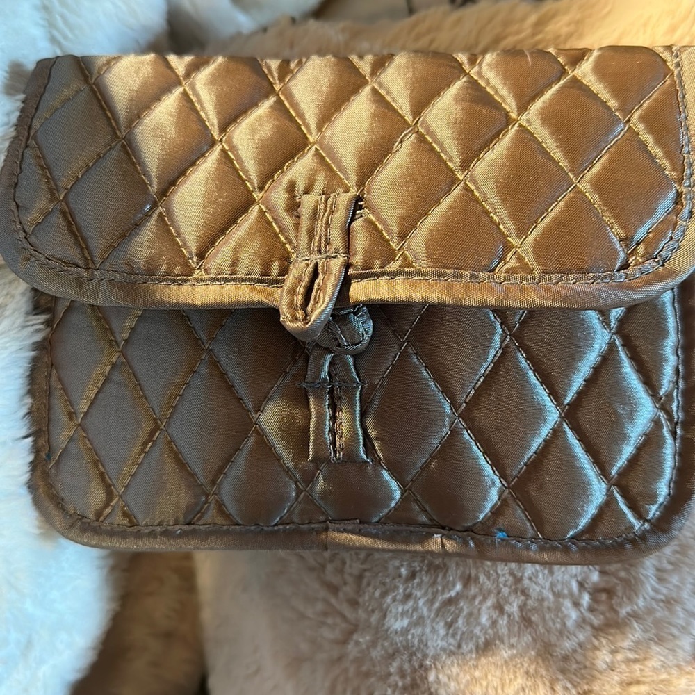 Your True Colors by Brighton small makeup bag or clutch - fold over flap